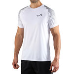 Padelbekleidung Endless Endless Feisty Hexagon T-shirt Hommes-Blanc