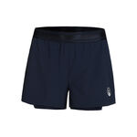 V&ecirc;tements Quiet Please Quiet Please Point 2in1 Shorts Femmes-Bleu Fonc&eacute;