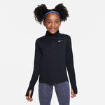 Vêtements Nike Nike Dri-Fit Half-Zip Haut manches longues Filles - noir, 