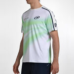 Bullpadel Bullpadel DINENNO 26V T-shirt Hommes - blanc, vert
