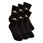 V&ecirc;tements adidas adidas Crew Sportswear Ankle Chaussettes De Sport Pack De 6-Noir,Blanc