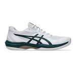 Chaussures de tennis ASICS ASICS Game FF / OC Chaussure terre battue Hommes - blanc, vert fonc&eacute;