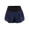 Road AOP 2in1 3.5in Short de running Femmes-bleu foncé, noir