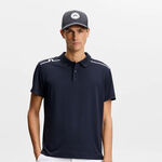 V&ecirc;tements de tennis JLindeberg JLindeberg Lionel Polo Hommes-bleu fonc&eacute;