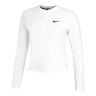 Court Dri-Fit Advantage Haut Manches Longues Femmes-Blanc
