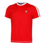 Vêtements Fila Fila Elias T-shirt Hommes-Rouge,Blanc