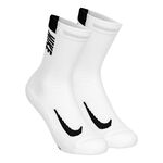 V&ecirc;tements Nike Nike Dri-Fit Multiplier Crew Chaussettes de sport Pack de 2 unit&eacute;s Unisex - blanc, noir