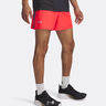Launch 5in Short De Running Hommes-Rouge,Gris