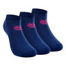 Leana No Show Tech Chaussettes De Sport Pack De 3 Femmes-Bleu Foncé,Pink