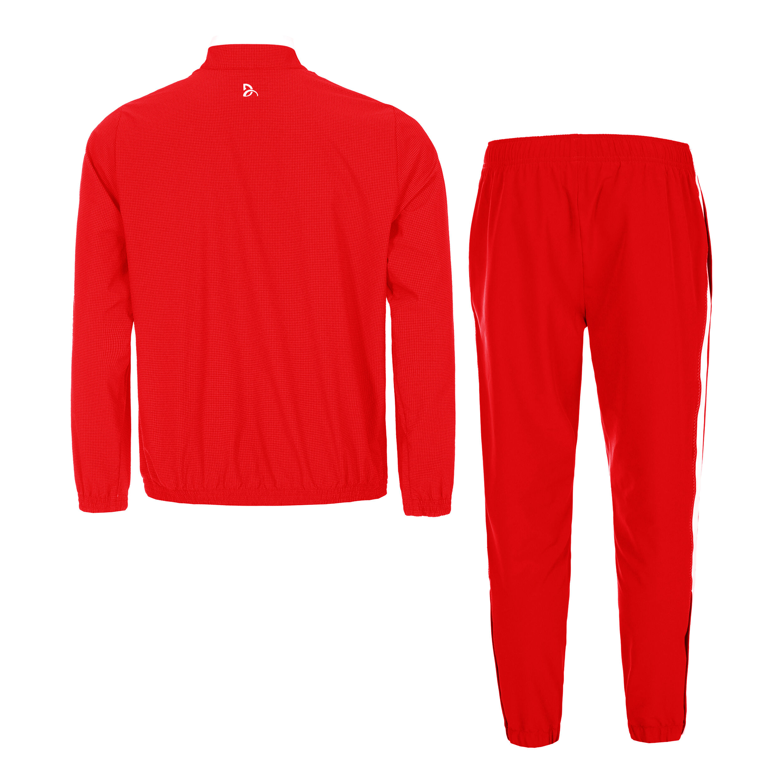 Survetement lacoste rouge et blanc discount