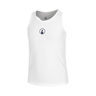Racerback Débardeur Tank Top Filles-Blanc,Bleu Foncé