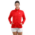 V&ecirc;tements de tennis BIDI BADU BIDI BADU Crew 2.0 Veste de surv&ecirc;tement Femmes-rouge