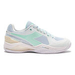 Chaussures de tennis Diadora Diadora  Blushield Torneo 3 Chaussure terre battue Femmes-blanc, vert