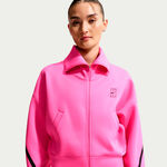 V&ecirc;tements de tennis Nike Nike Court Dri-Fit Advantage  Veste de surv&ecirc;tement Femmes-berry