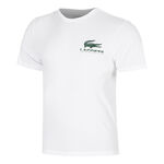 V&ecirc;tements Lacoste Lacoste Urban Print T-shirt Hommes-Blanc