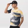 Topspin T-shirt Hommes - jaune doré, bleu foncé