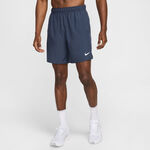 V&ecirc;tements Nike Nike Challenger 7in unlined Short de running Hommes - bleu fonc&eacute;, argent