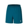Create Challenger 2in1 7inch Shorts Hommes-Bleu Petrol, Blanc