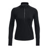 Qualifier Run Half-Zip Haut Manches Longues Femmes-Noir