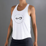 Padelbekleidung Endless Endless Cercle D&eacute;bardeur Tank Top Femmes-Blanc
