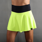 Vêtements Endless Endless Lux Ii Jupe Femmes-Jaunes Fluo,Bleu Foncé