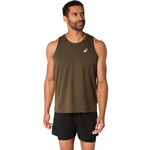V&ecirc;tements ASICS ASICS Core Camiseta De Running Hombres - Marr&oacute;n