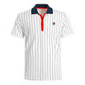 Stripes Polo Hommes-Blanc,Bleu Fonc&eacute;