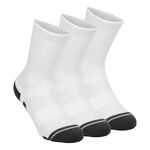 V&ecirc;tements Under Armour Under Armour Performance Tech Crew Chaussettes De Sport Pack De 3-Blanc