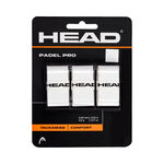 Surgrips HEAD HEAD Padel Pro Pack de 3 - blanc