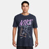 Court T-shirt Hommes-Bleu Foncé,Lilas
