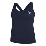 Vêtements Quiet Please Quiet Please Serve & Volley 2.0 Débardeur Tank Top Femmes-Bleu Foncé