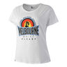 Melbourne Sunrise T-shirt Femmes-Blanc,Multicouleur