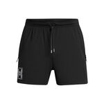 V&ecirc;tements Under Armour Under Armour Run Anywhere Short De Running Hommes-Noir,Blanc
