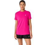 V&ecirc;tements de tennis ASICS ASICS Core T-shirt Femmes-pink