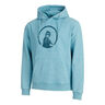 Create Washed Out Loose Fit Sweat À Capuche Hommes-Bleu Clair,Bleu Petrol