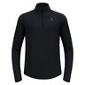 Zeroweight Warm Mid Layer 1/2 Zip Maillot De Course Hommes-Noir
