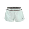 Tiida Tech 2 In 1 Shorts Short Avec Poche-balles Femmes-Mint, Gris