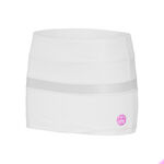 V&ecirc;tements BIDI BADU BIDI BADU Ines Tech Jupe Femmes-Blanc,Pink