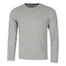 Dri-Fit Miler Dri-Fit Miler UV Maillot De Course Hommes-Gris Fonc&eacute;
