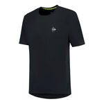 V&ecirc;tements de tennis Dunlop Dunlop Club Crew T-shirt Hommes-noir