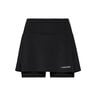 Club Basic Jupe Femmes-Noir,Argent