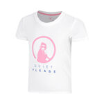 V&ecirc;tements Quiet Please Quiet Please Crushaseline Logo D&eacute;bardeur tank top Filles - blanc, pink fluo