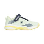 Chaussures de tennis Quiet Please Quiet Please Match Velcro Clay Chaussure Terre Battue Enfants-Jaune Lemon, Jaune