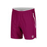 Drop 7in Shorts Hommes-berry, blanc