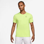 Vêtements de tennis Nike Nike Alcaraz Court Dri-FIT Advantage T-shirt Hommes-jaune citron