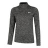 Tech Half-Zip Twist Haut Manches Longues Femmes-Noir