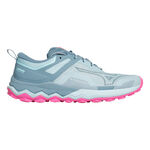 Chaussures de running Mizuno Mizuno Wave Ibuki 4 Chaussure Trail Femmes-Bleu Petrol, Pink