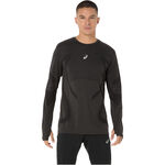 V&ecirc;tements ASICS ASICS Road Seamless Maillot de course Hommes-noir
