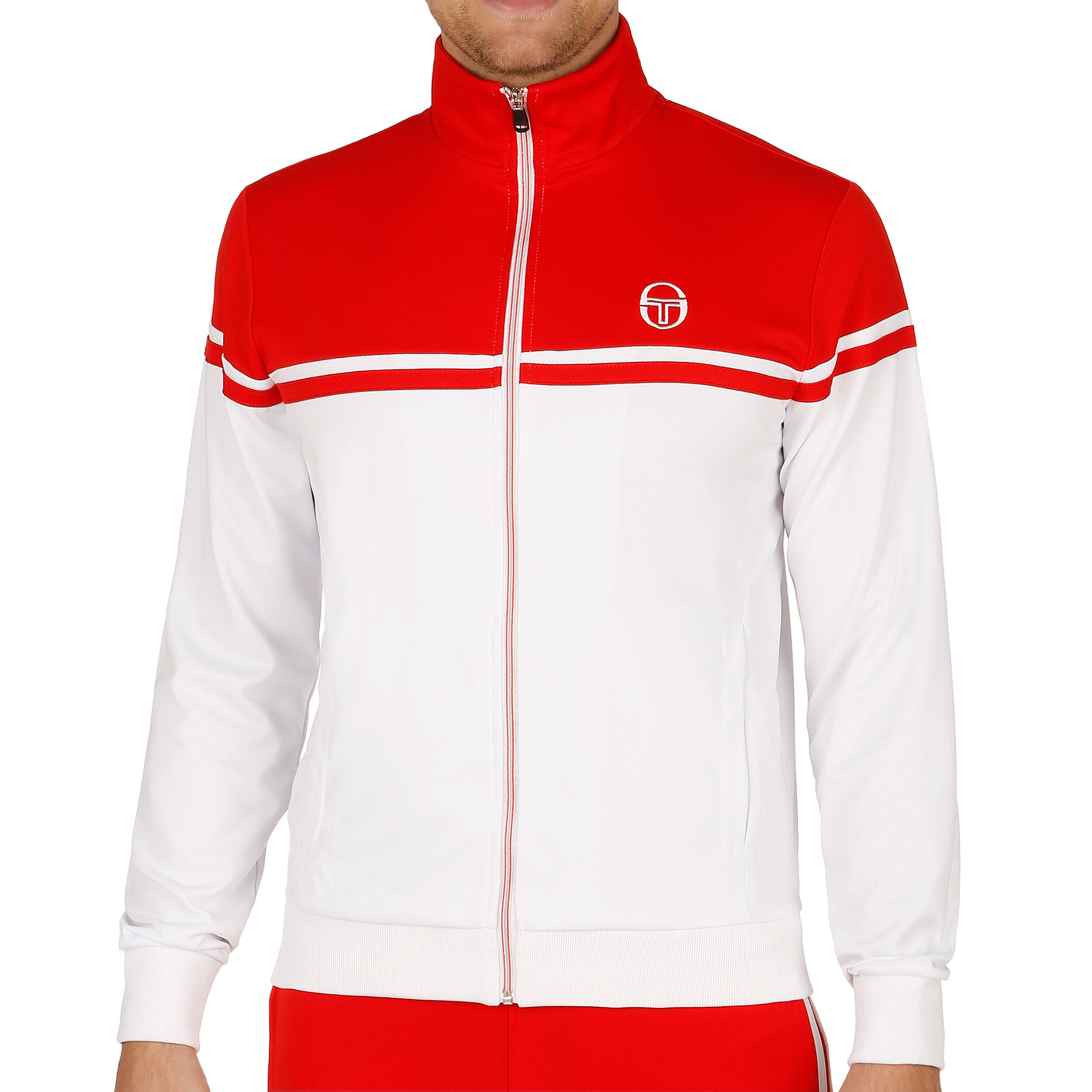 Veste sergio sales tacchini rouge