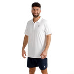 V&ecirc;tements de tennis BIDI BADU BIDI BADU Crew 2.0 Polo Hommes-blanc